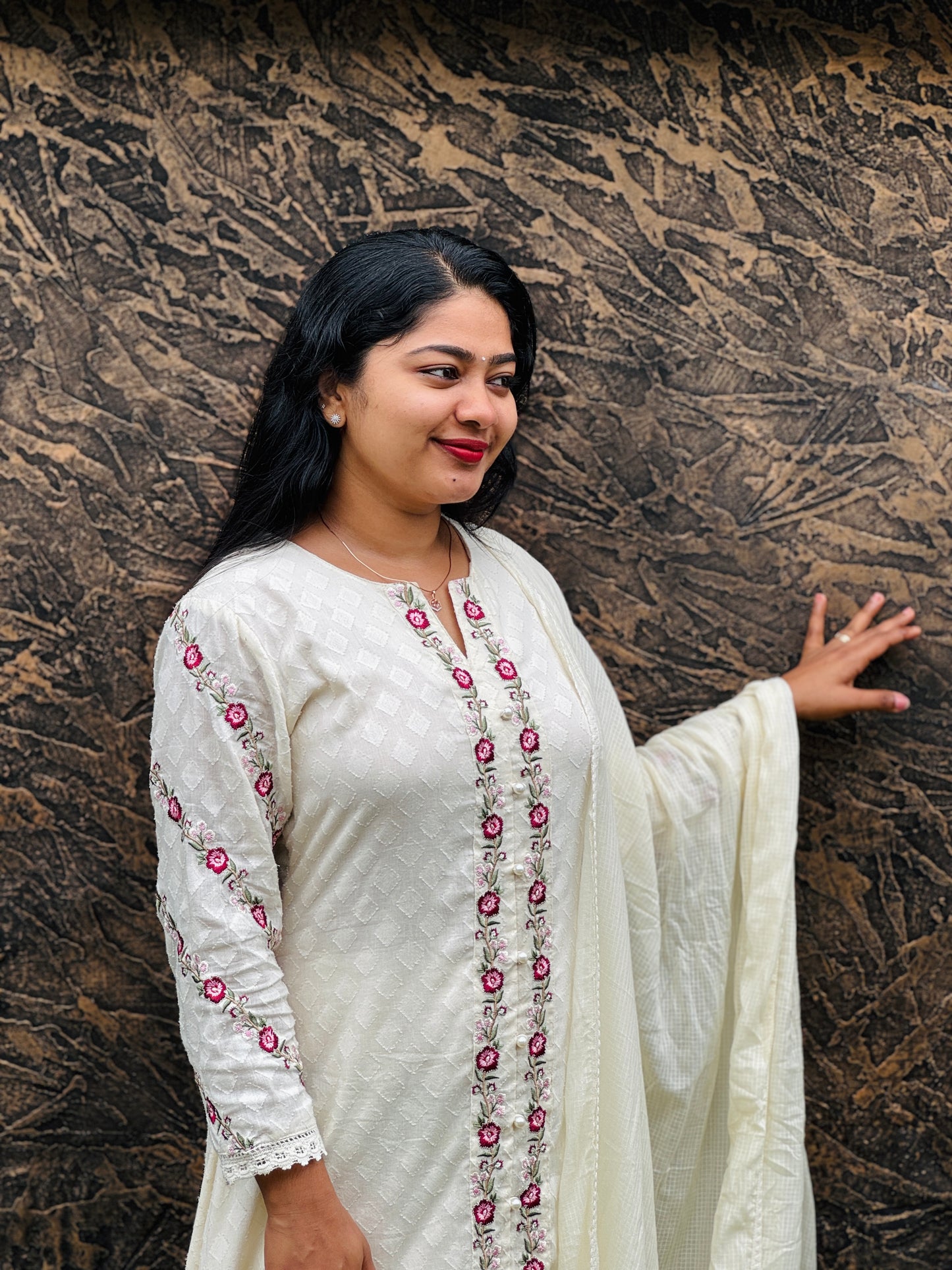 Premium Mul Mul Cotton 3 Piece- A1225