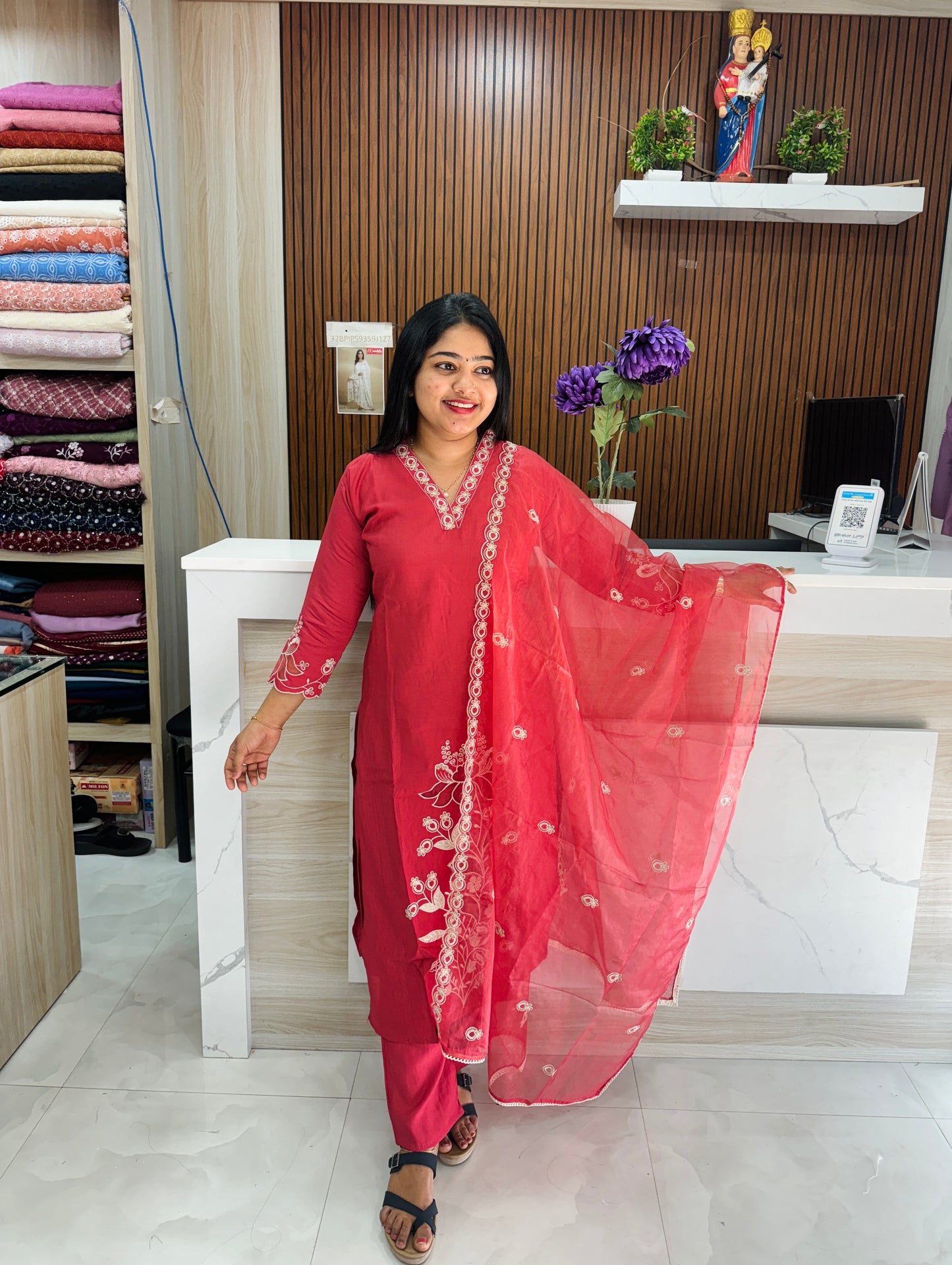 Chanderi Silk Premium 3-Piece Set ✨A1734