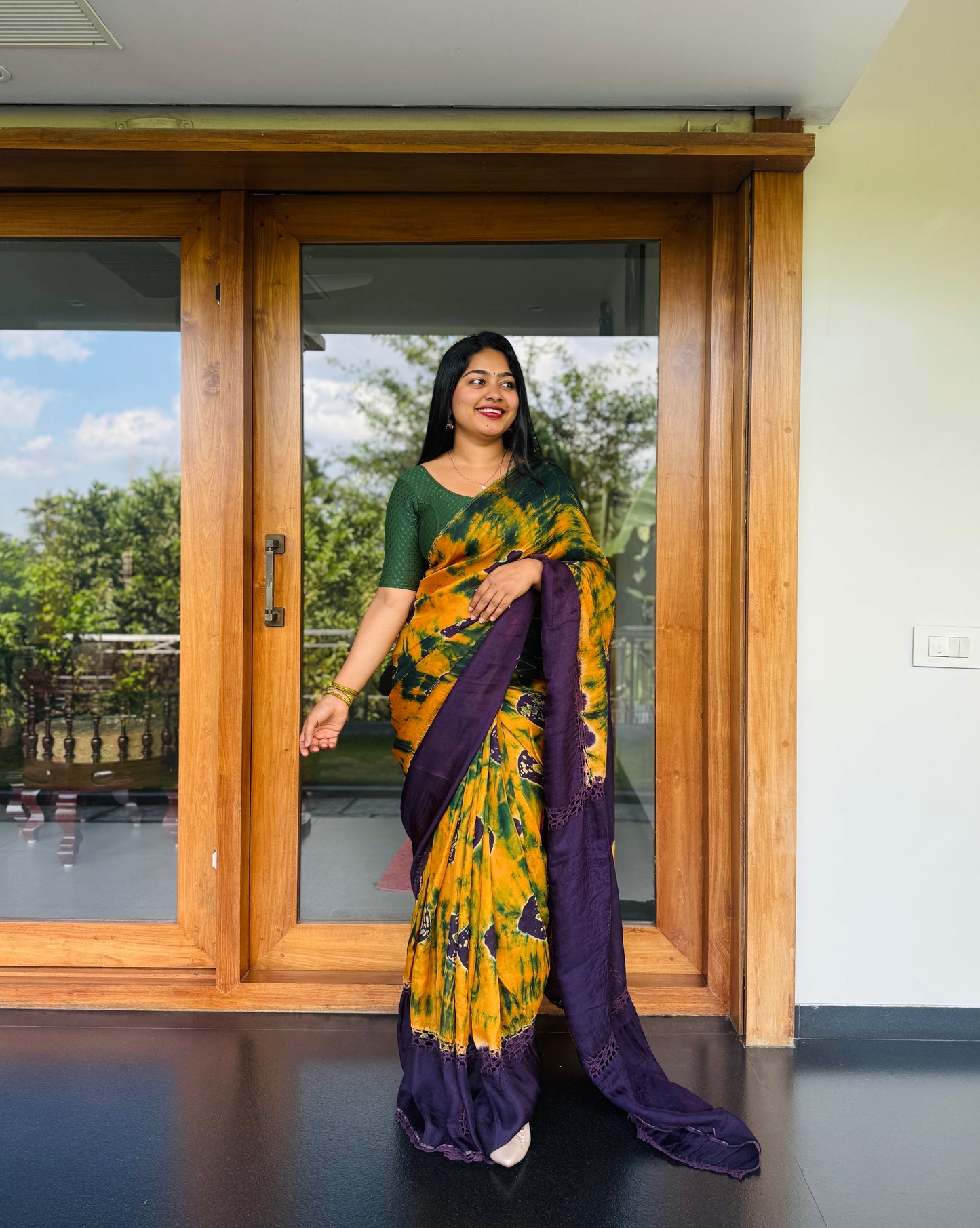 Premium Jute Silk Saree ✨A1747
