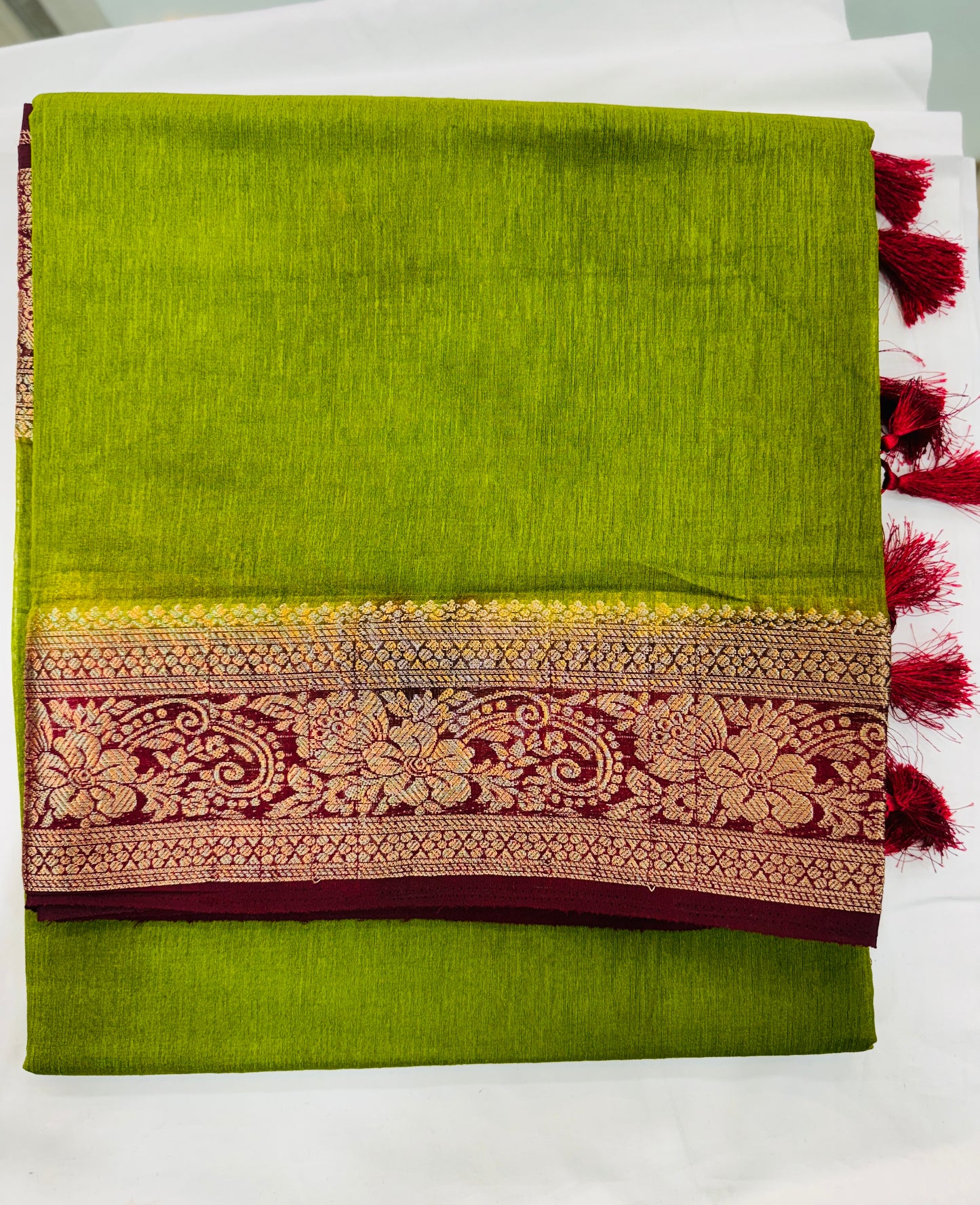 Premium Chanderi Silk Saree A1937