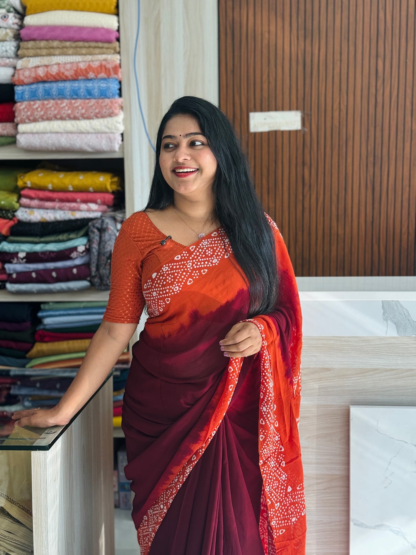 Bright & Beautiful Georgette Saree ✨ A1944