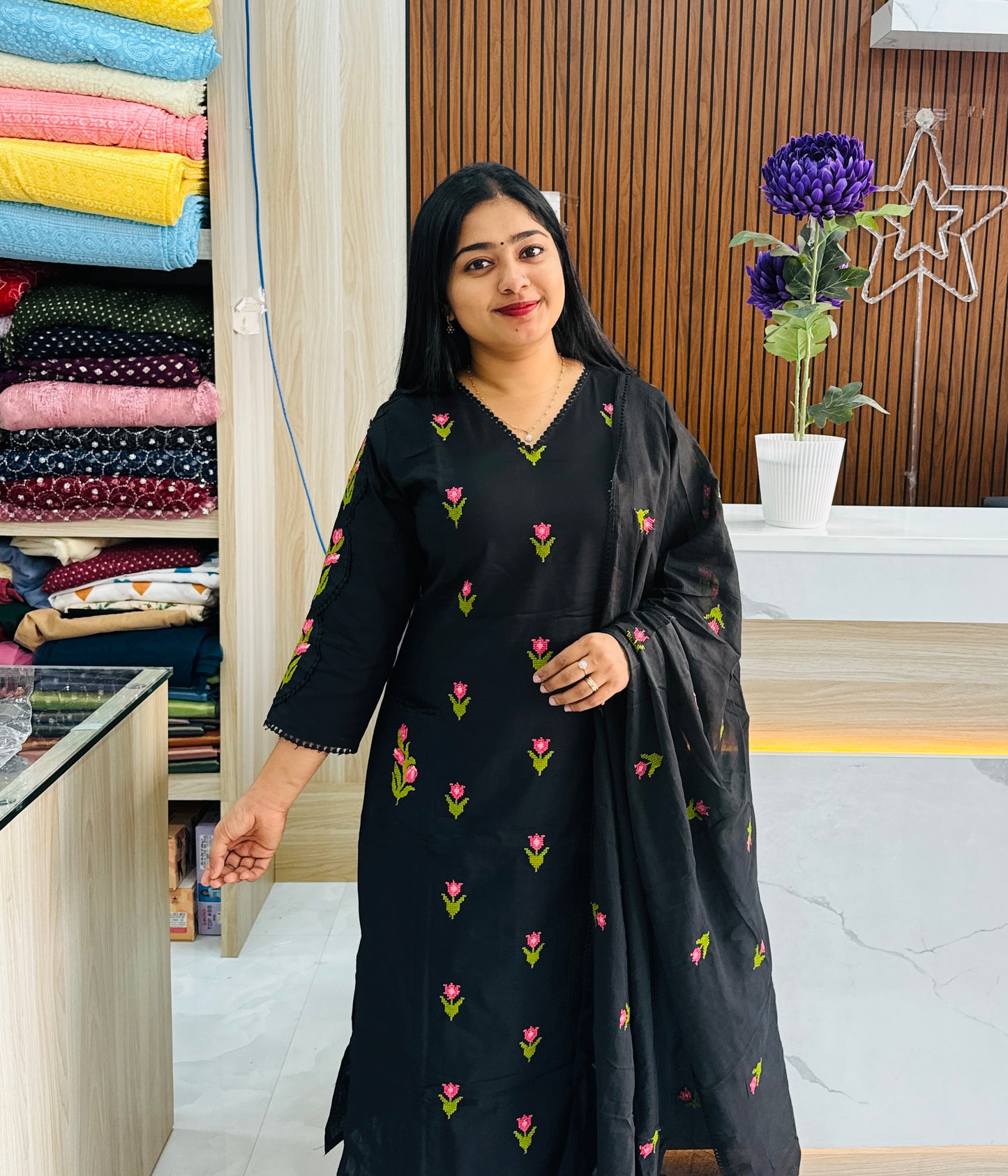 Premium Mul Mul Cotton 3 Piece