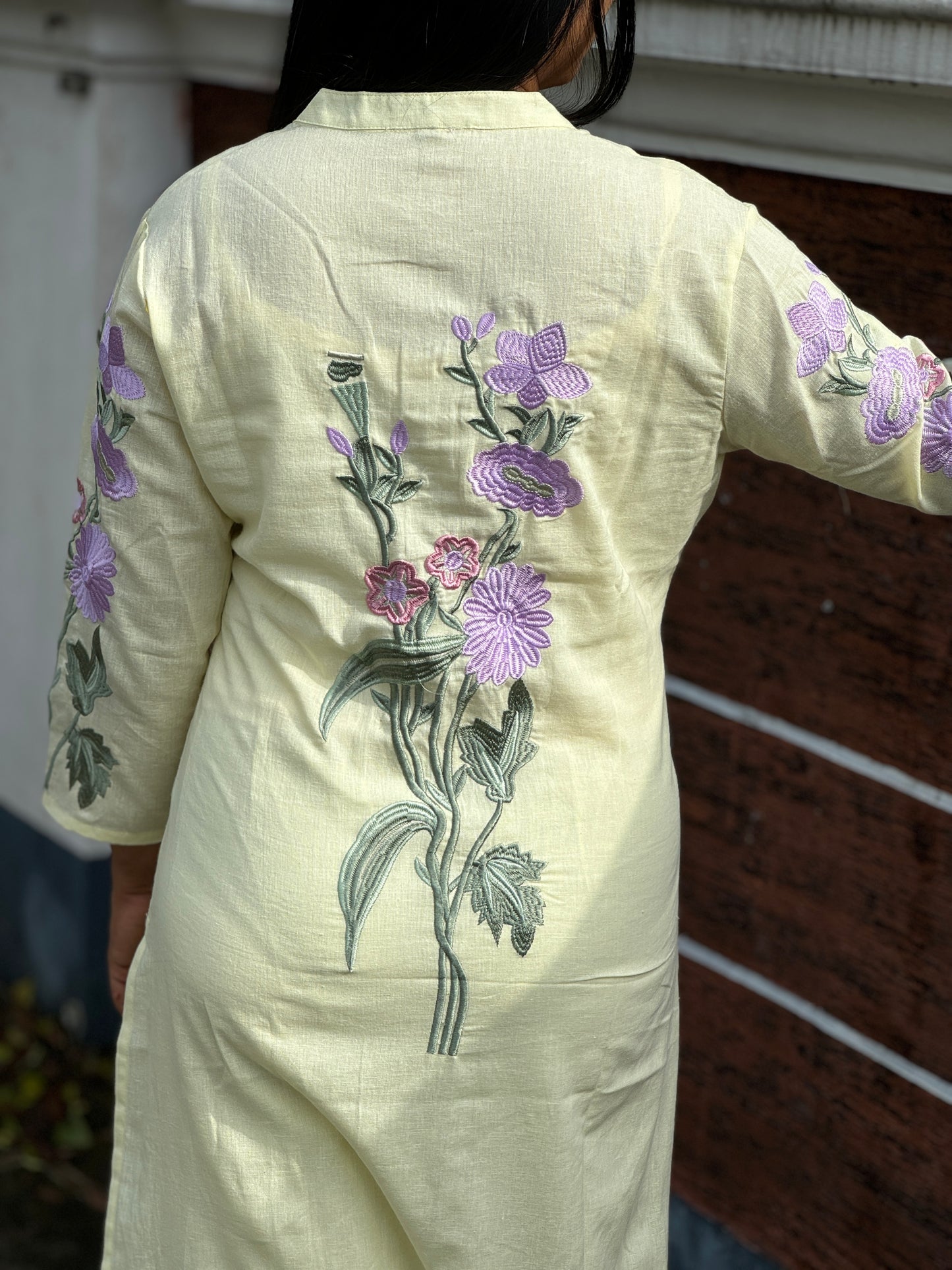 Lime yellow Cordset Perfect for daily and function Wear- A1436