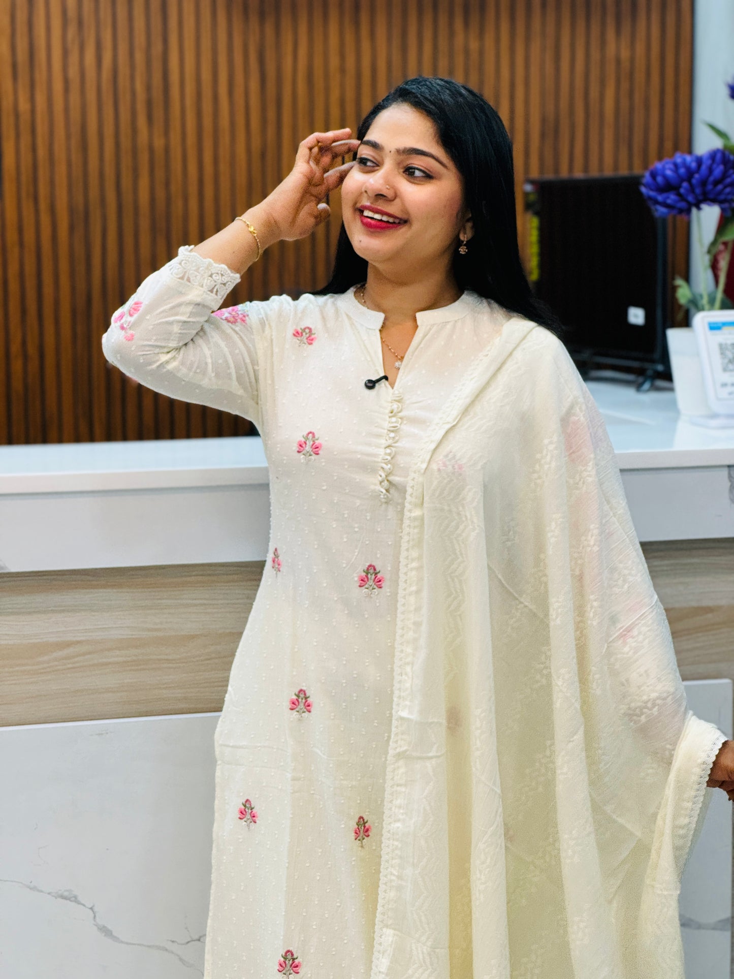 Premium Mul Mul Cotton 3 Piece A1589