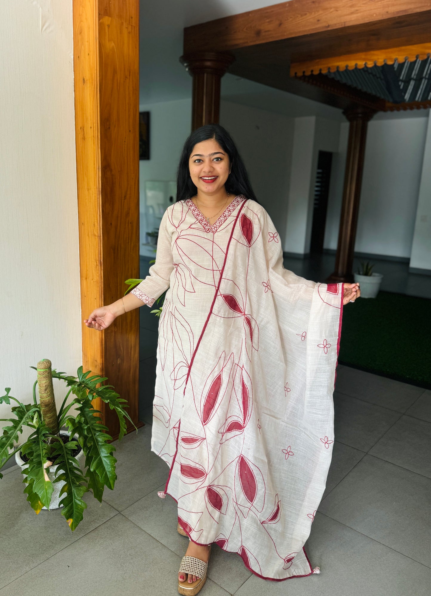 Premium Jute Cotton 3-Piece Set A1987