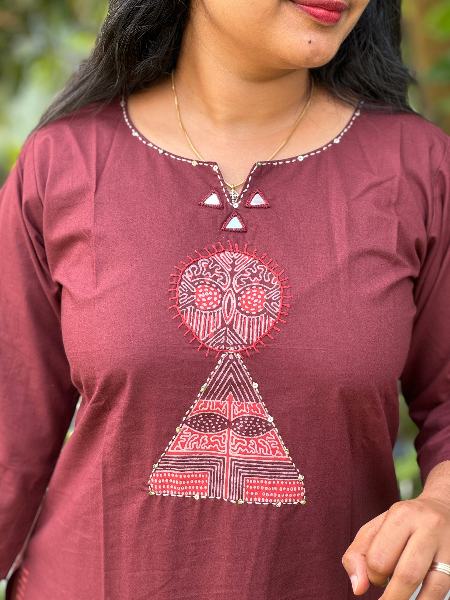 Elegant Brown Salwar Set – Daily Comfort & Style - A1403
