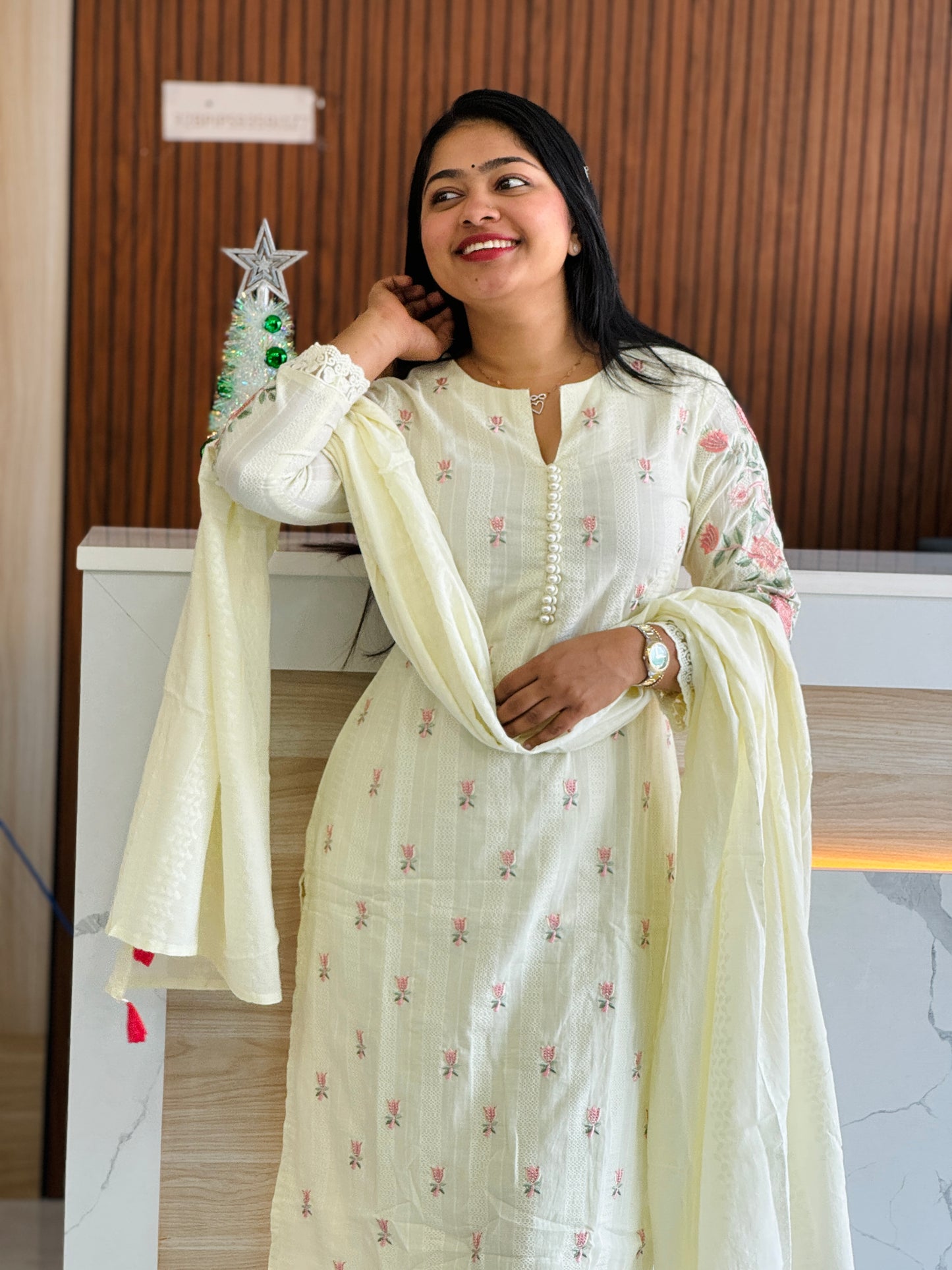 Premium Mul Mul Cotton 3 Piece A1620