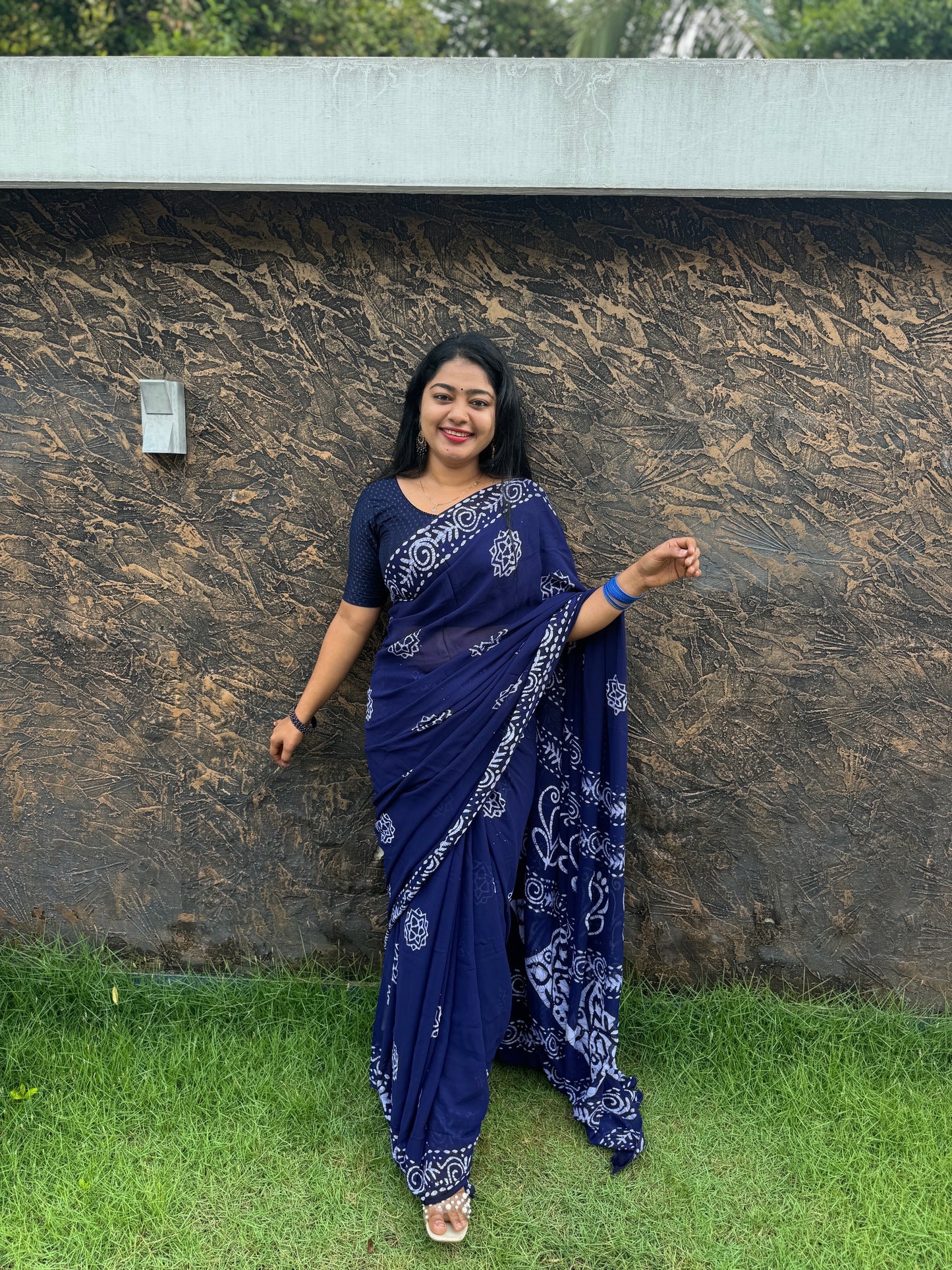 Viscose Georgette Saree