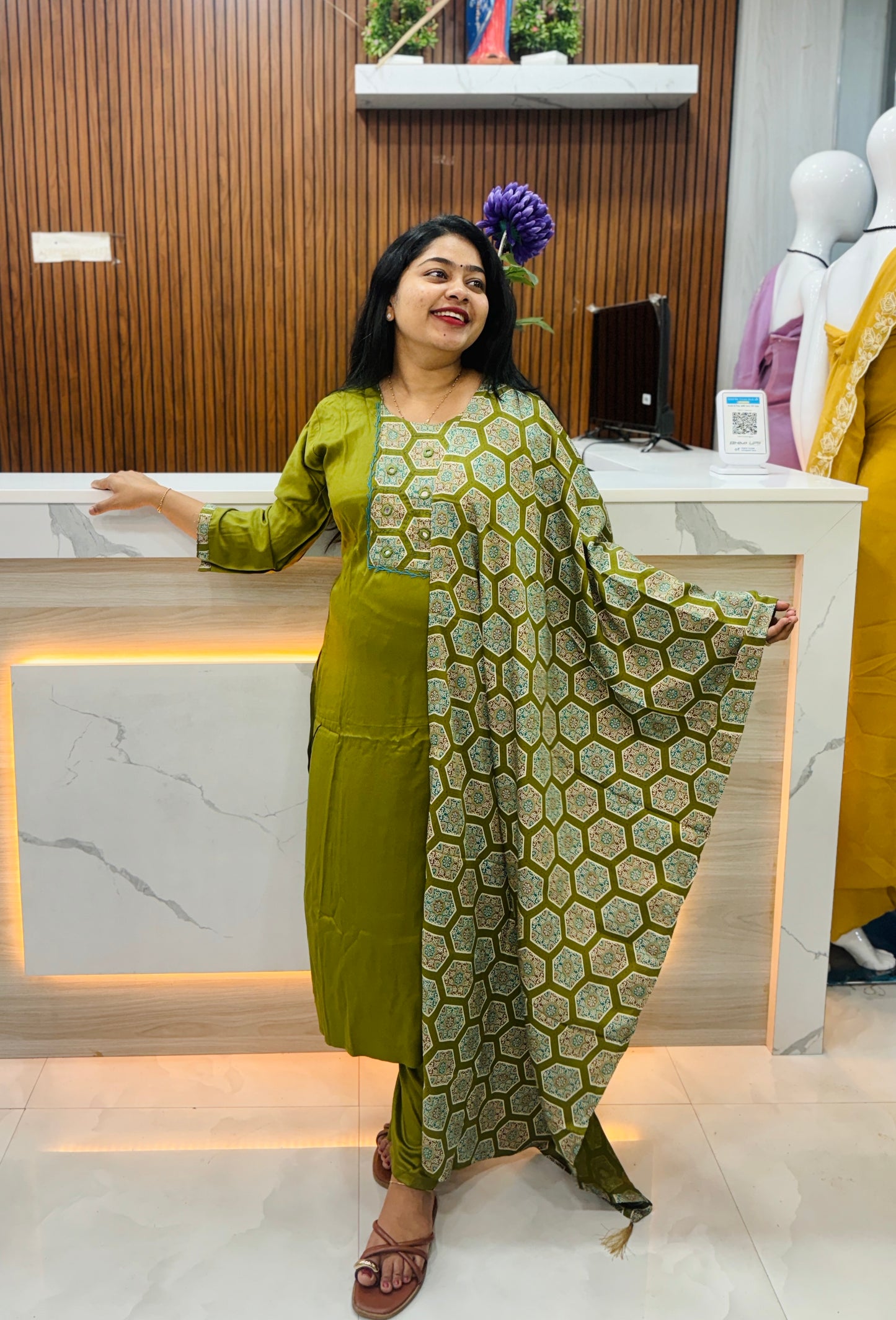 Premium Modal Silk three piece set A2032
