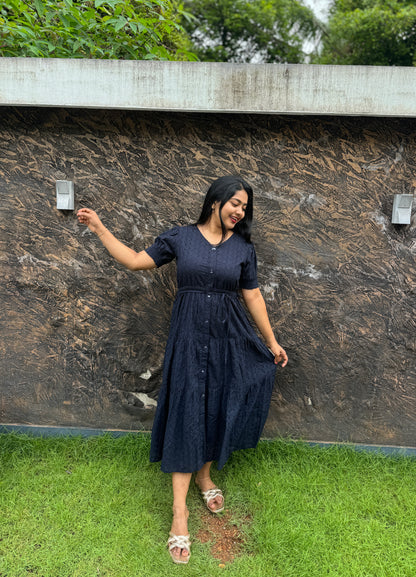 Premium Hakoba Frock A- 1577