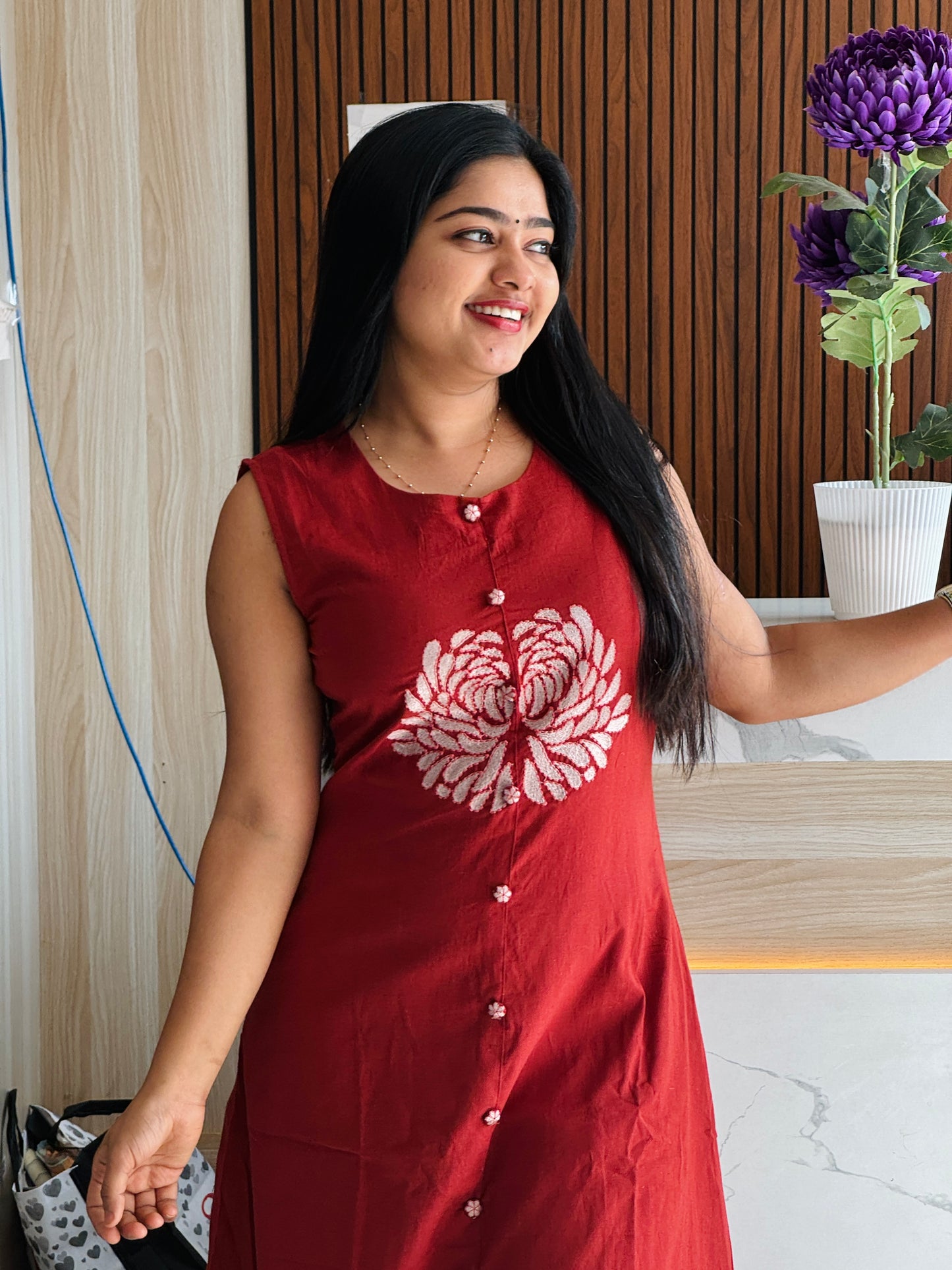 Daily Wear  Khadi Cotton Cord Set