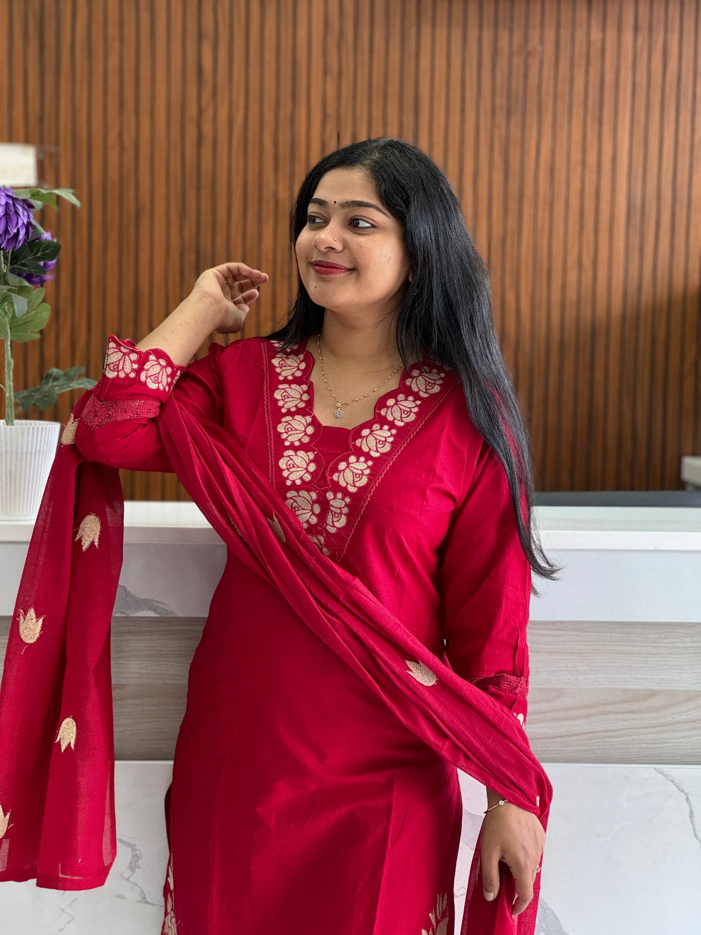 Elegant Premium Cotton 3-Piece Set A1969