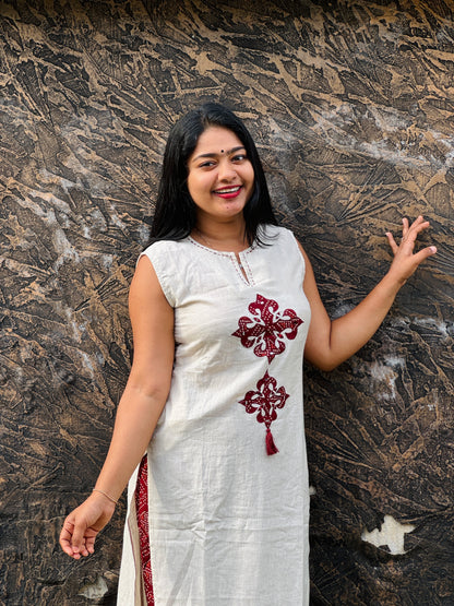 Khadi Cotton Cord Set A- 1574