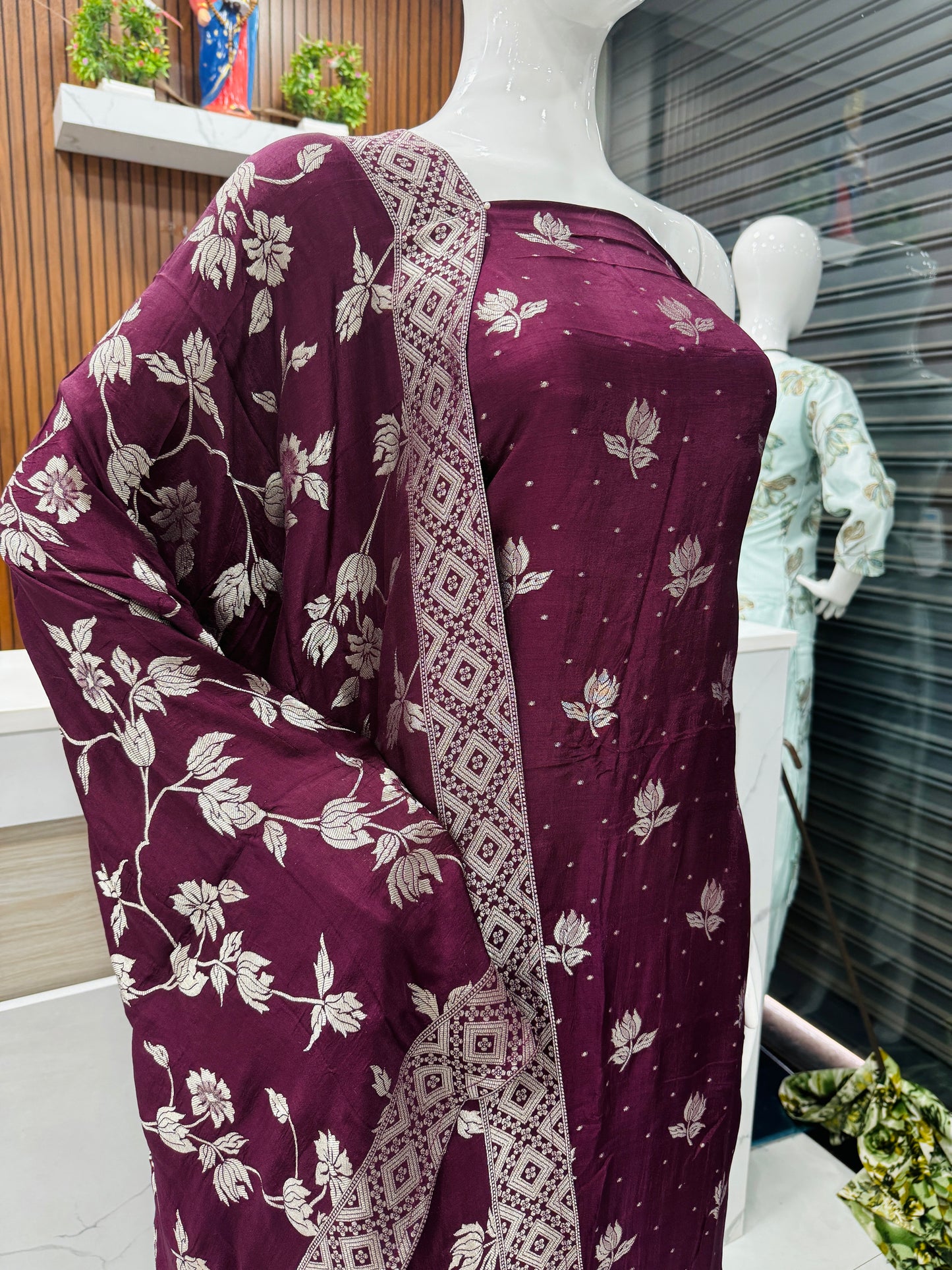 Premium Banarassi Unstiched Salwar Material A1762