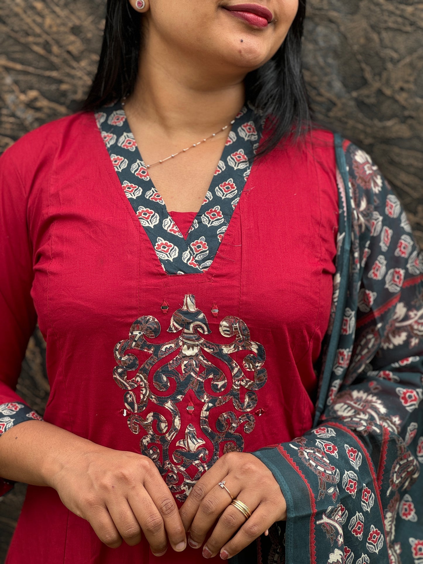 Premium Cotton Salwar Set - A1483