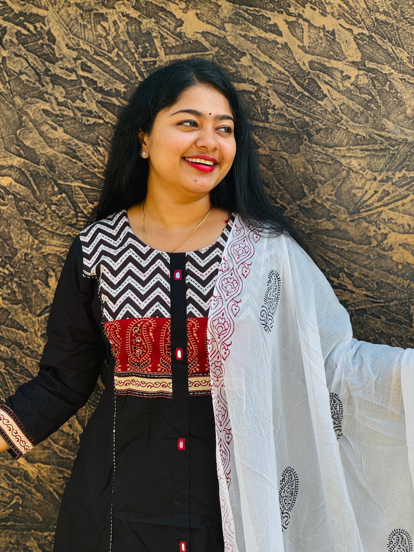 Cotton Classic with Ajrak Touch- A1400