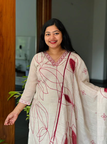 Premium Jute Cotton 3-Piece Set A1987