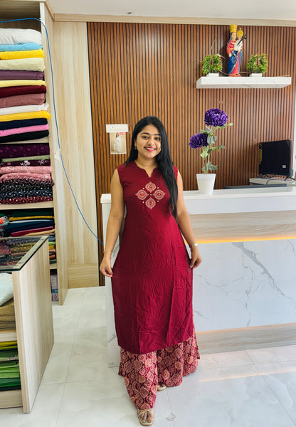 Royal Maroon Comfort Set A1698