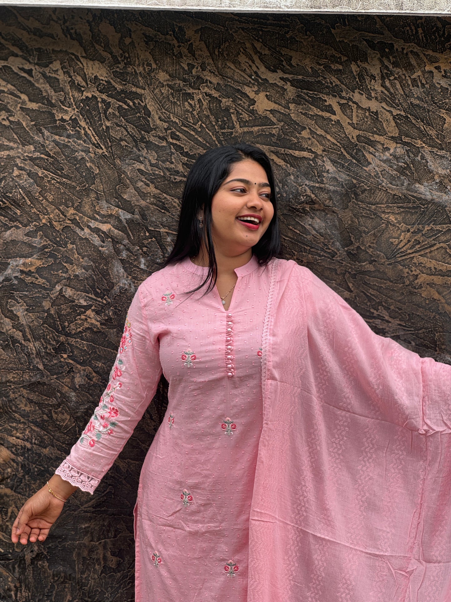 Premium Mul Mul Cotton 3 Piece A- 1576