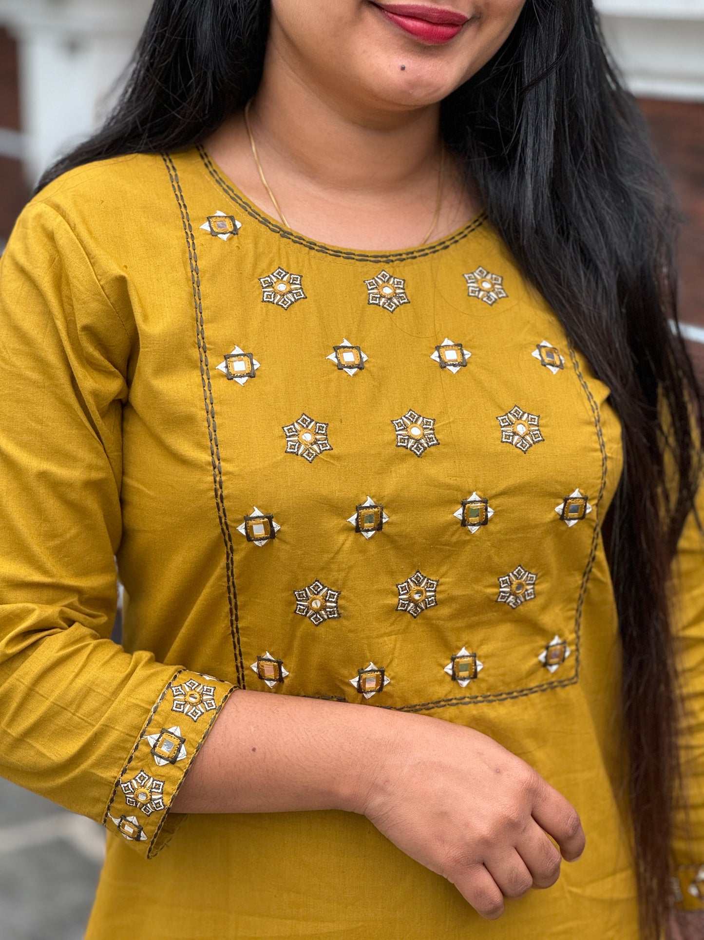 Elegant soft Cotton 2 piece Co-ord Set-A1336