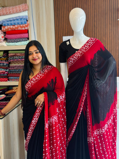 Trending Viscose Georgette Saree