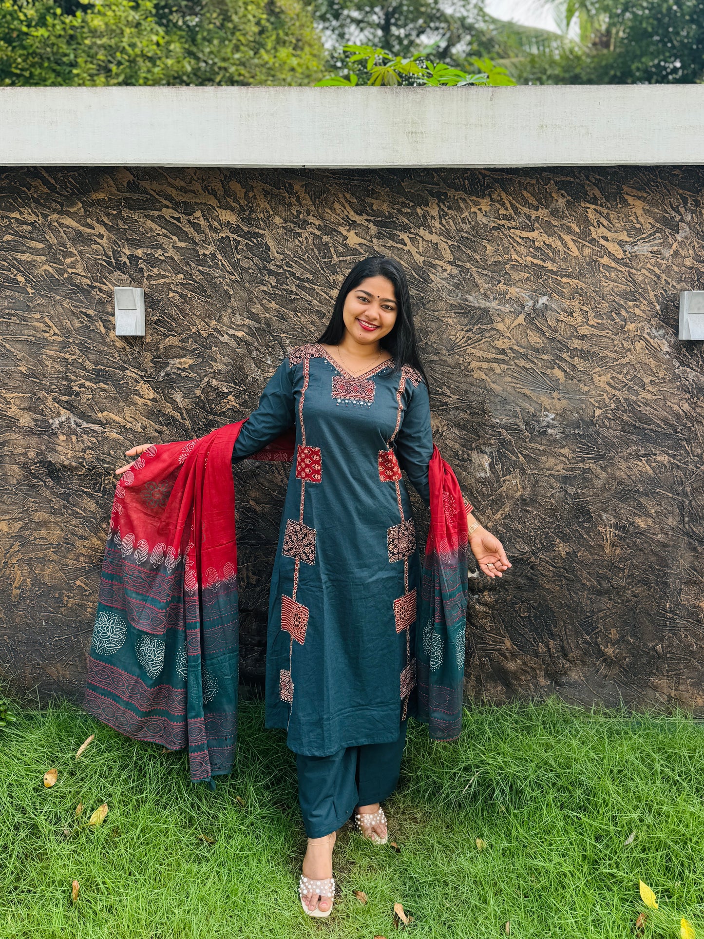 Premium Cotton Three Piece Set A - 1510
