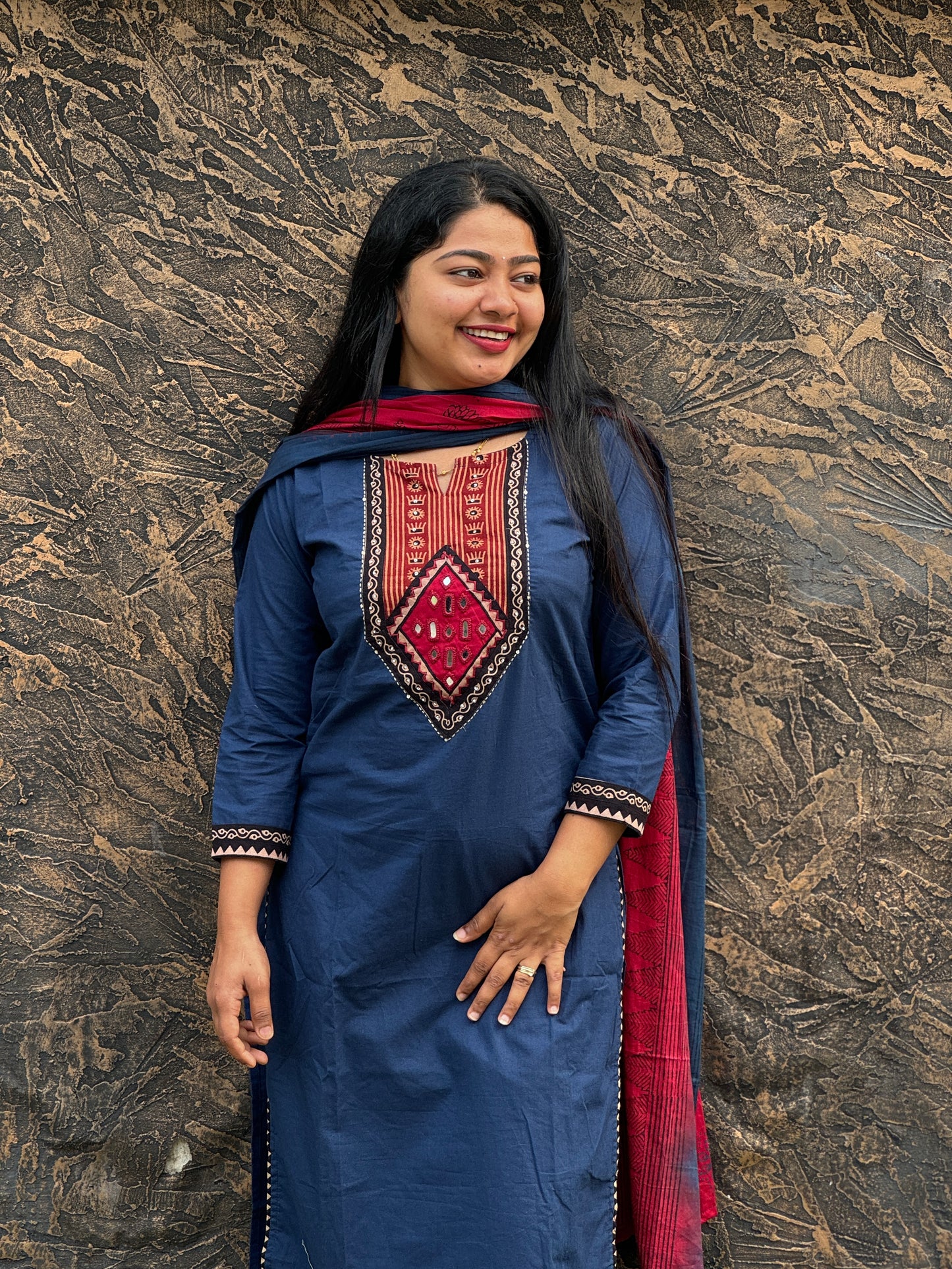 Everyday Green: Premium Cotton Salwar Suit - A1071