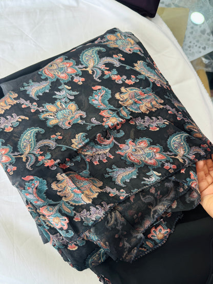 Trendy Brasso Unstitched Salwar Material A1984