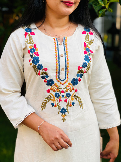 Khadi Cotton Daily Wear Cord set- A1354