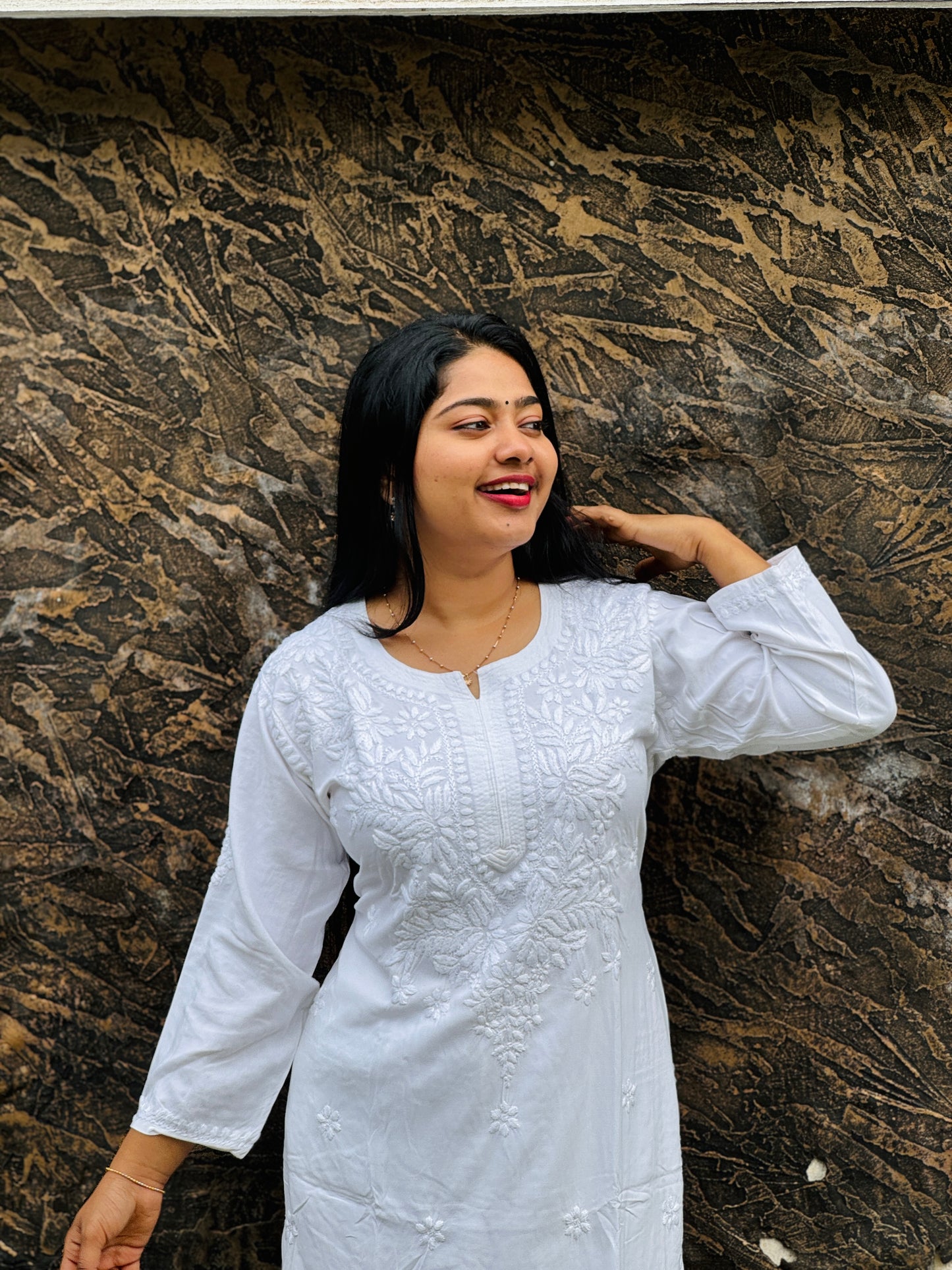 Christmas Edition Chikankari Cord Set