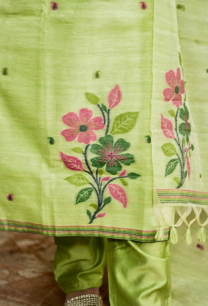 Premium Jute Silk Elegance 3ps Set A2001