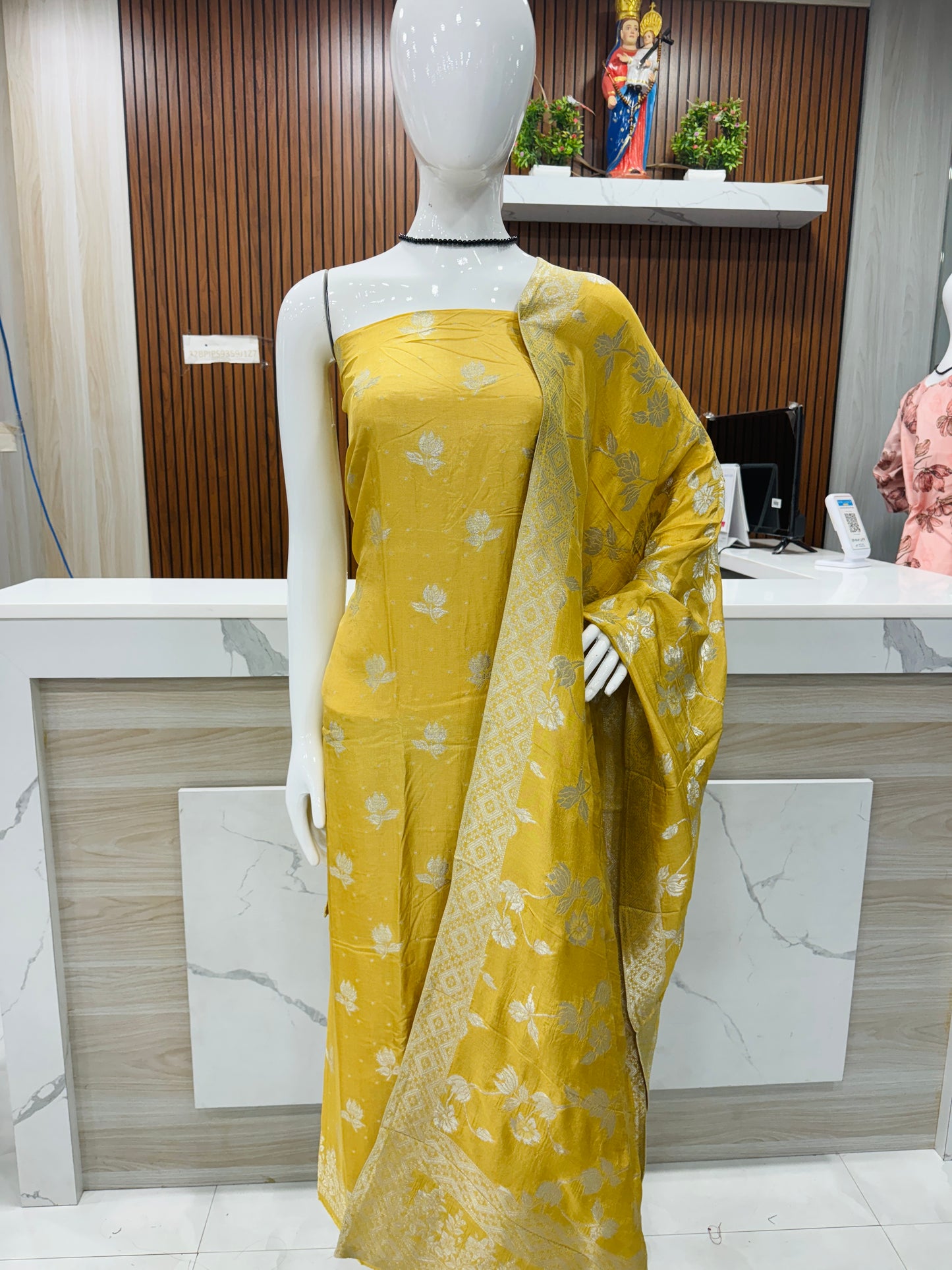 Premium Banarassi Unstiched Salwar Material A1762