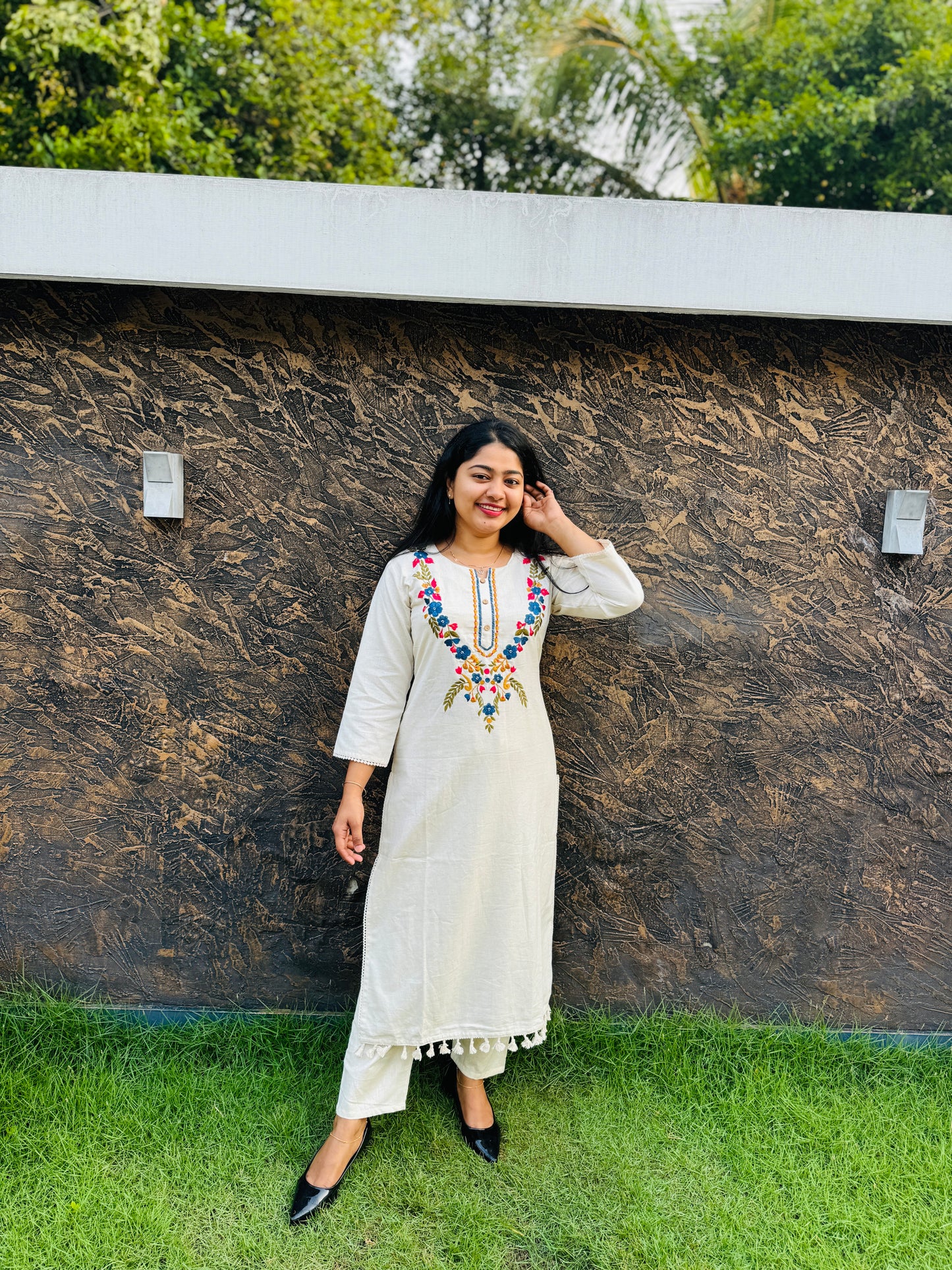 Khadi Cotton Daily Wear Cord set- A1354