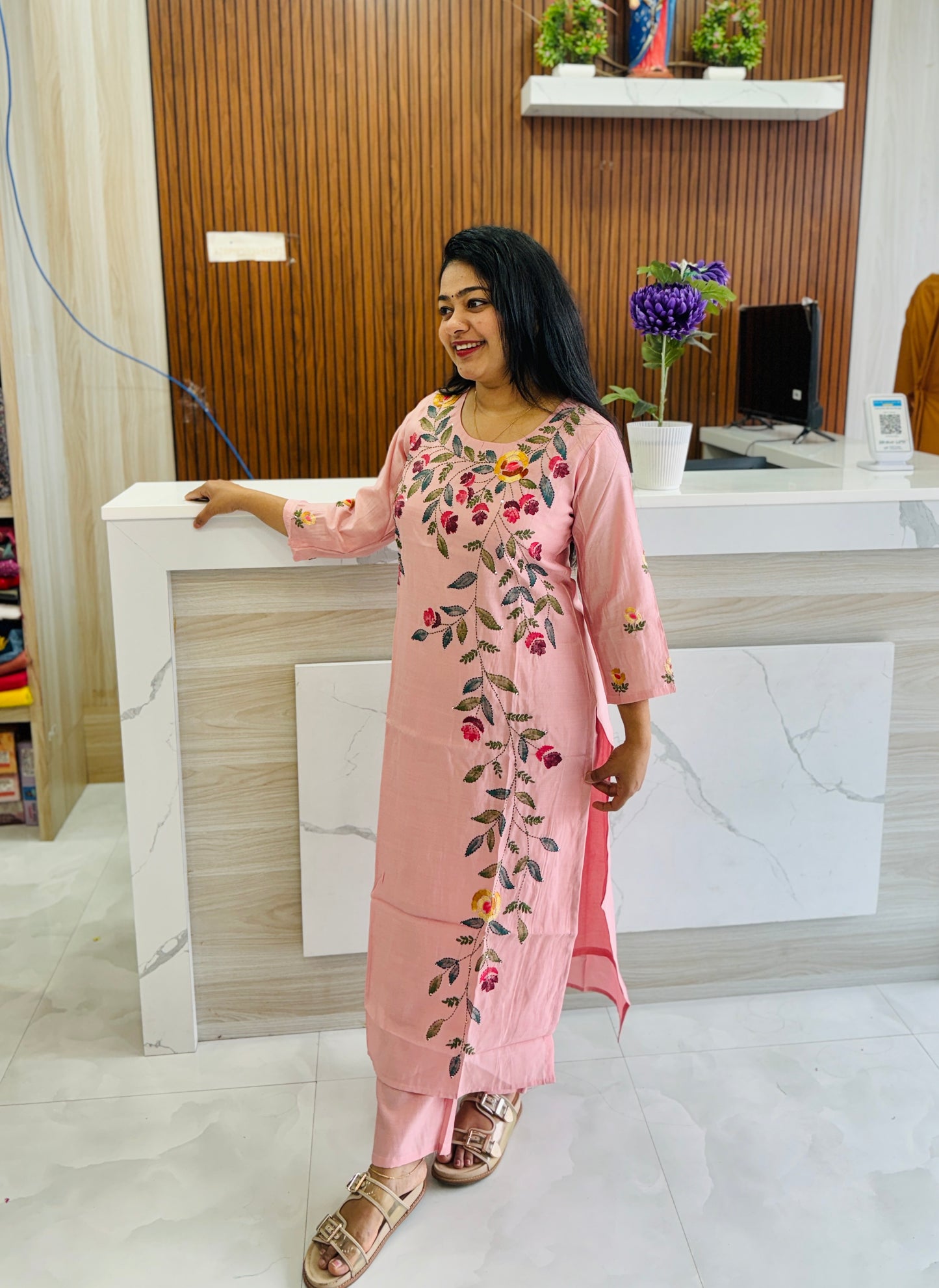 Elegant Chanderi Silk Collection A1938