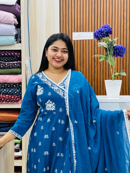 Cotton Anarkali Salwar Set A1610