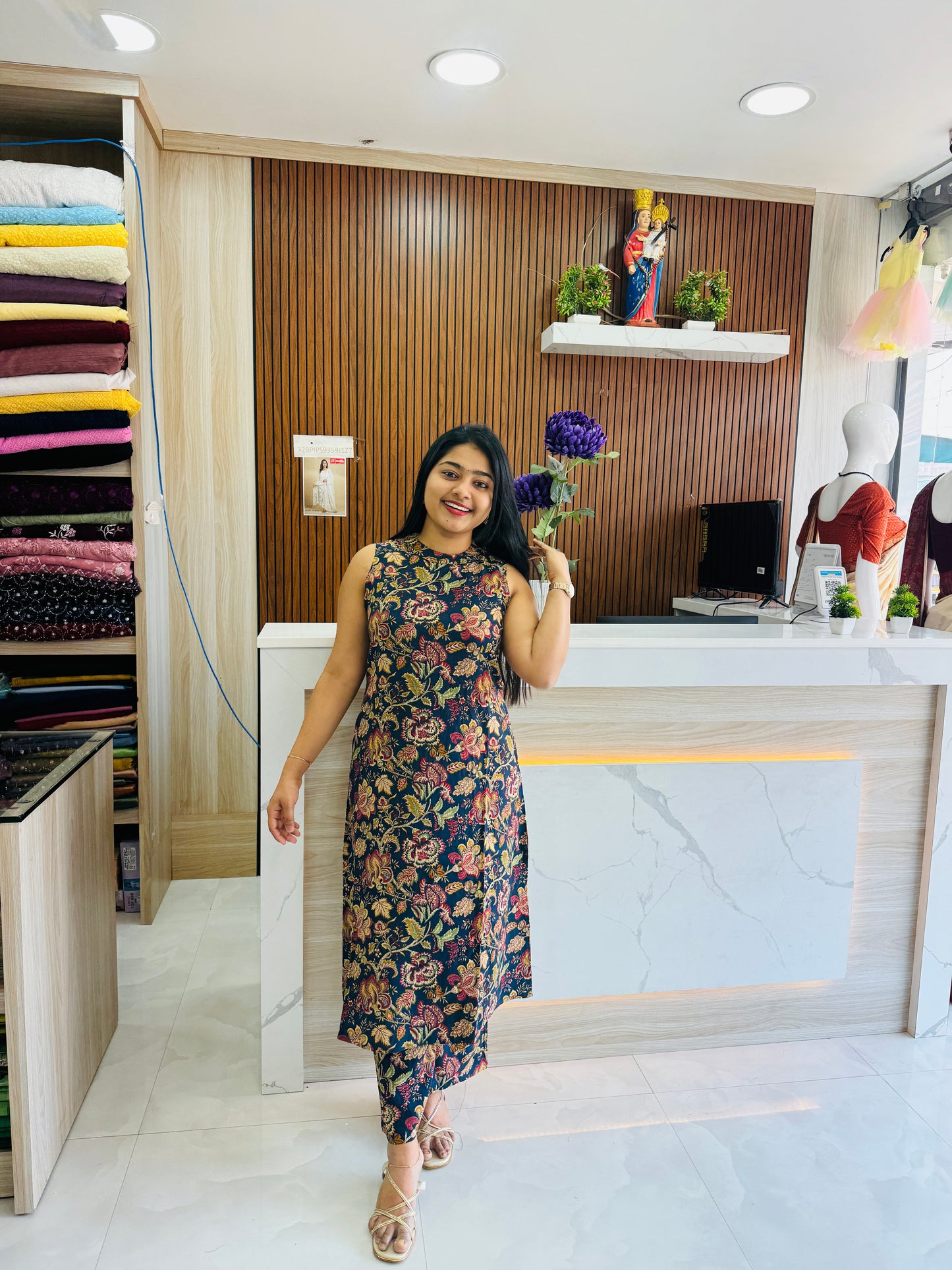 Everyday Elegance – High Neck Cotton Corset A1695