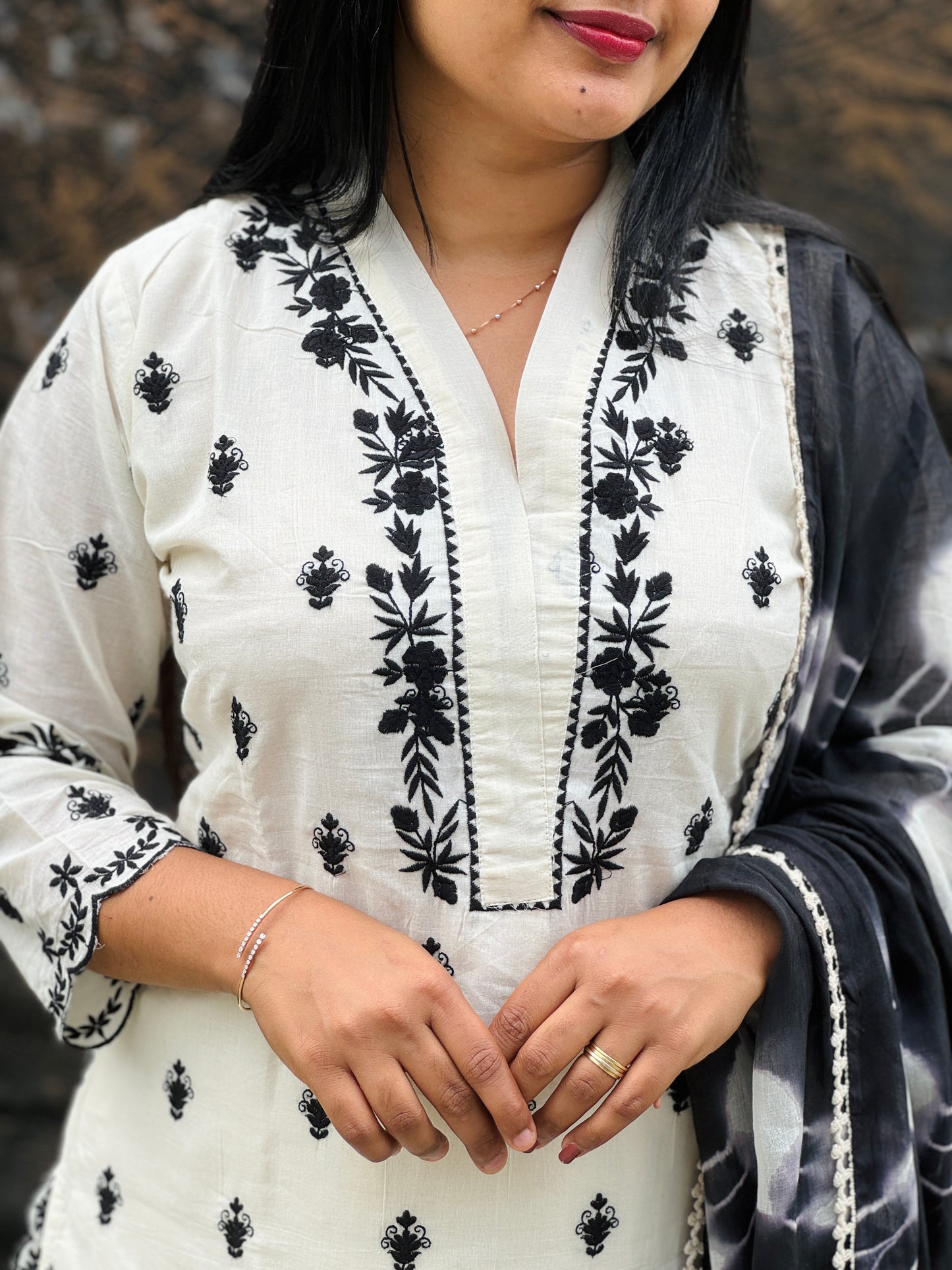 Premium Cotton Three Piece Set A - 1514