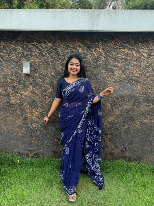 Grace in Every Drape – Georgette Sarees -A1370