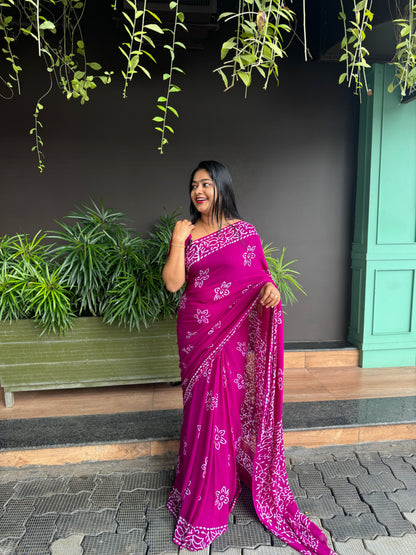 Trending Viscose Georgette Saree