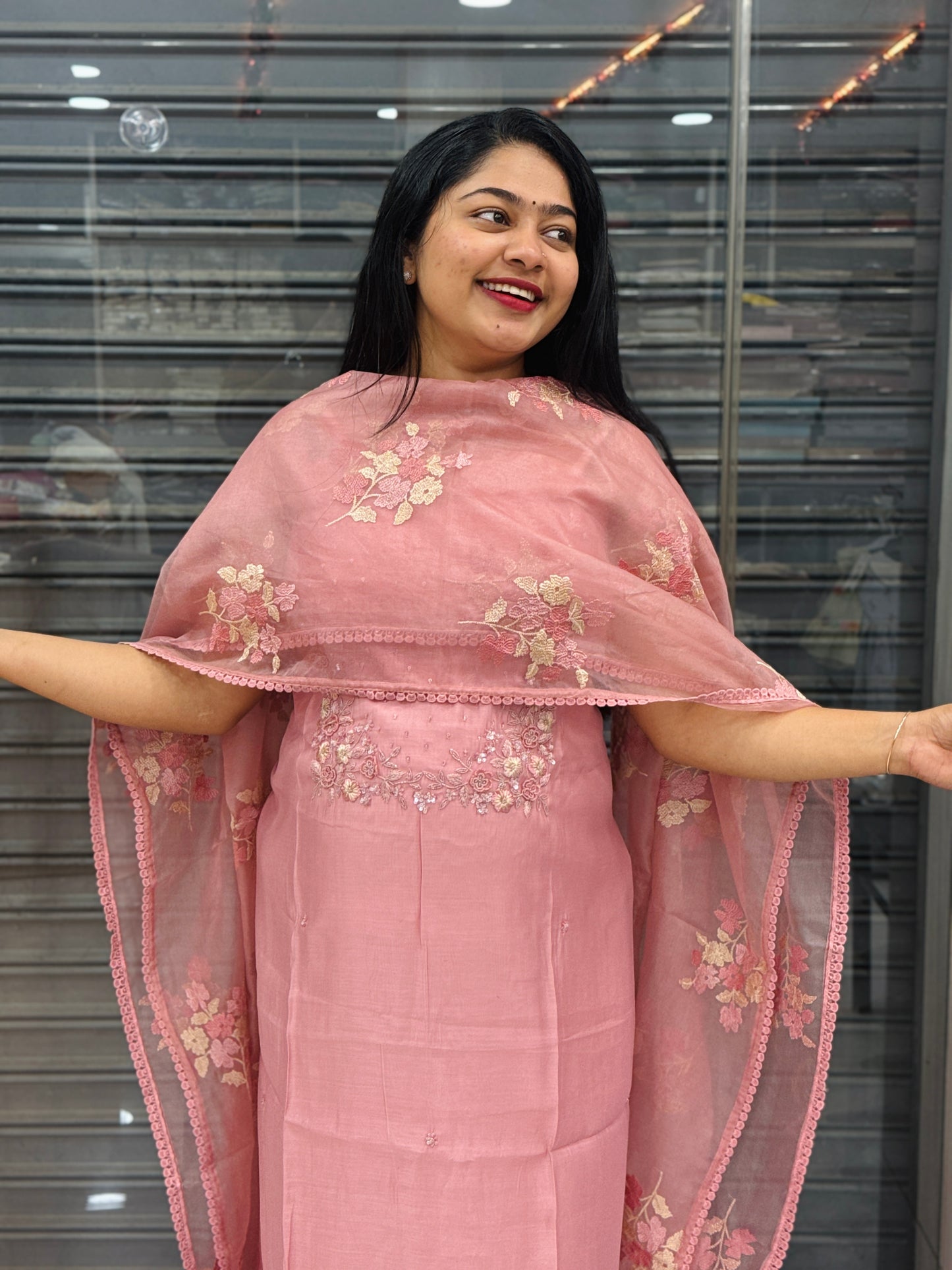 Premium Mul Chanderi Silk Unstitched Salwar Material ✨A2034