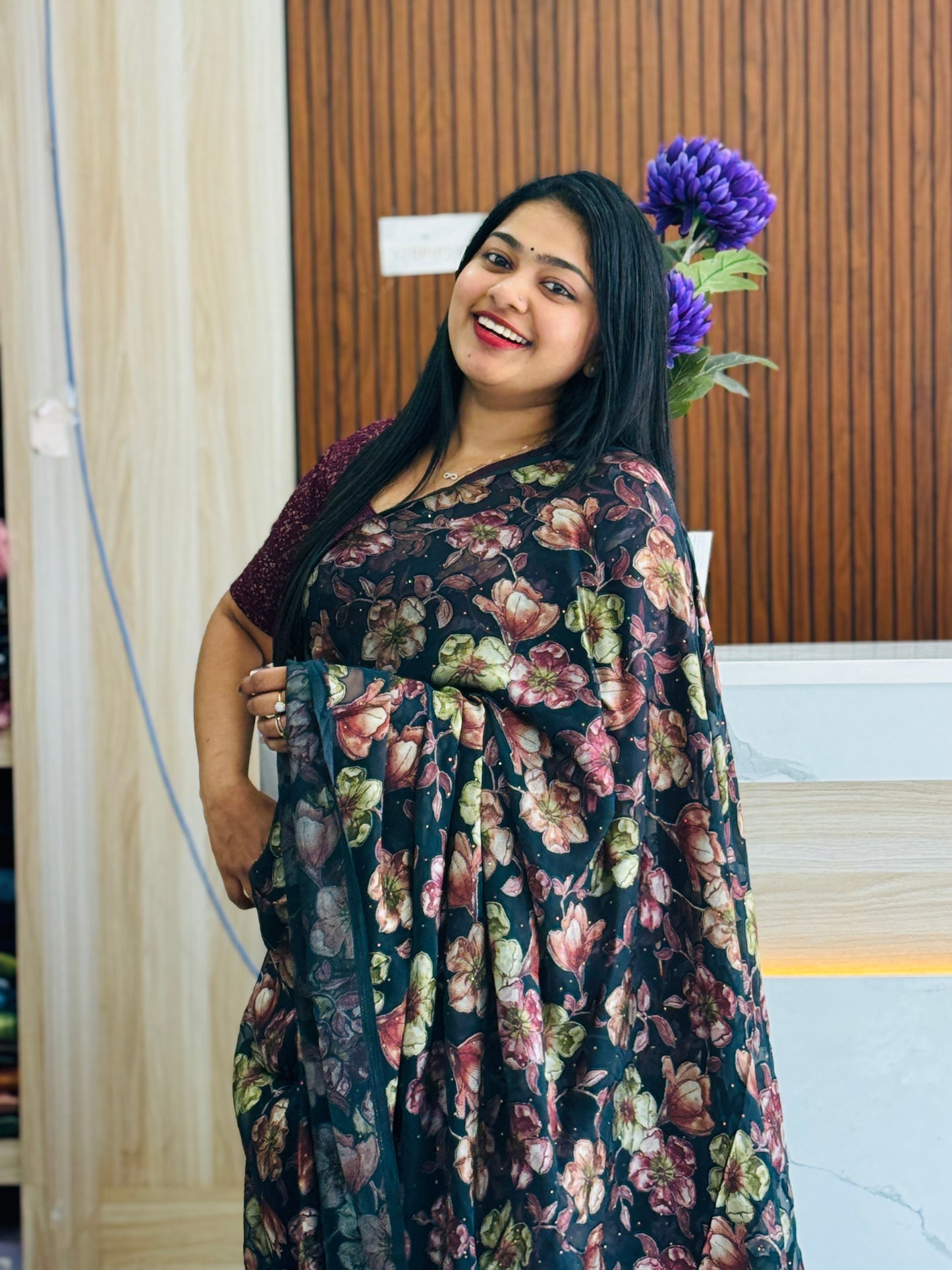 Trending Brasso Saree A1622