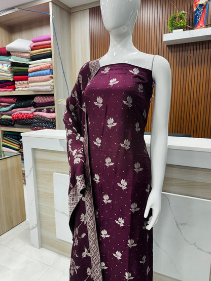 Premium Banarassi Unstiched Salwar Material A1762