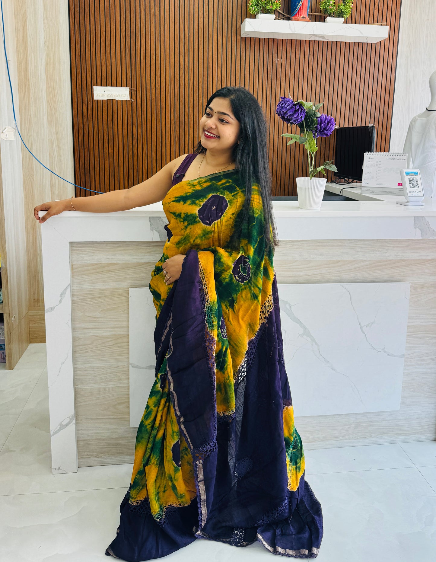 Premium Jute Silk Saree ✨A1747