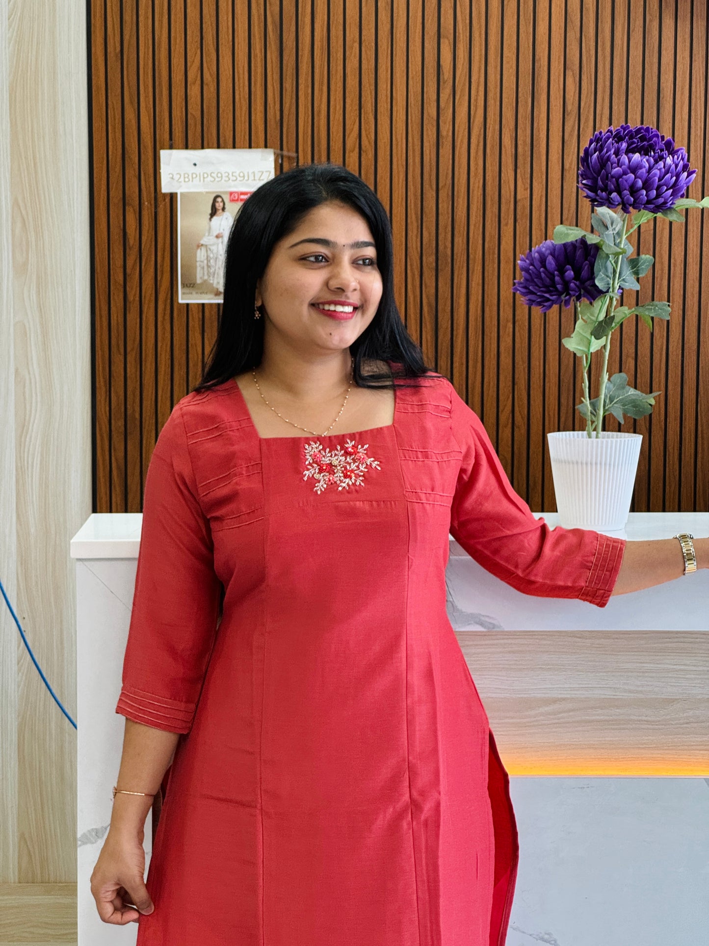 Muslin Silk Cordset ( Olivegreen, Coralpink,Purple ). A1684