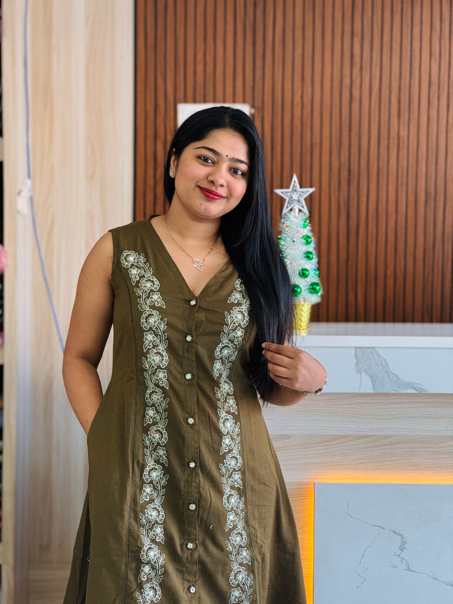 Daily Wear Khadi Cotton Cord Set A1617