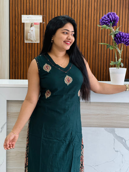 Royal Blue & Green  Comfort Set A1704