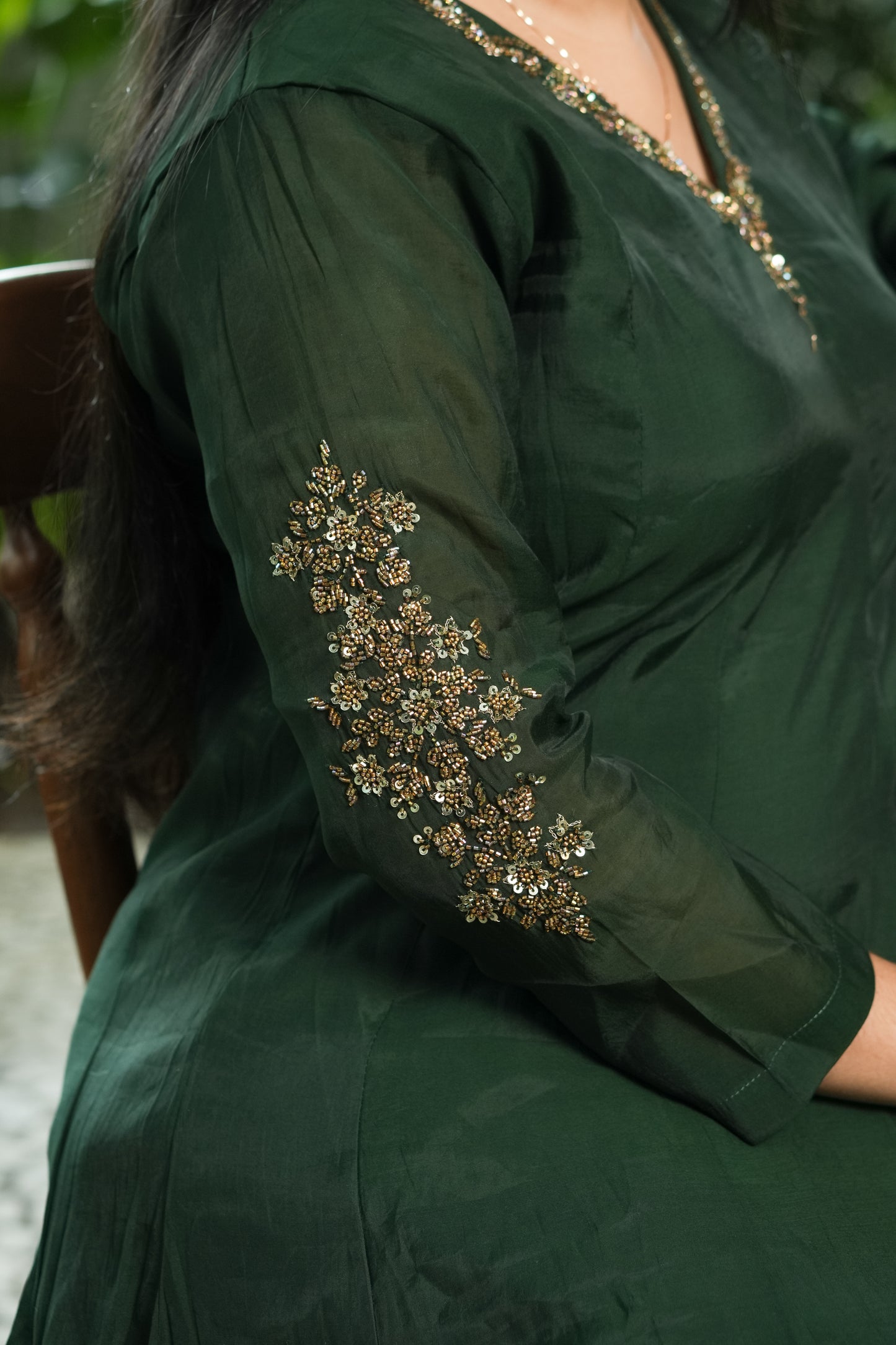 Premium Mul Chanderi Function Wear A2028