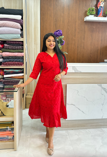 Christmas Series🎄/ Hakoba Frock A1607