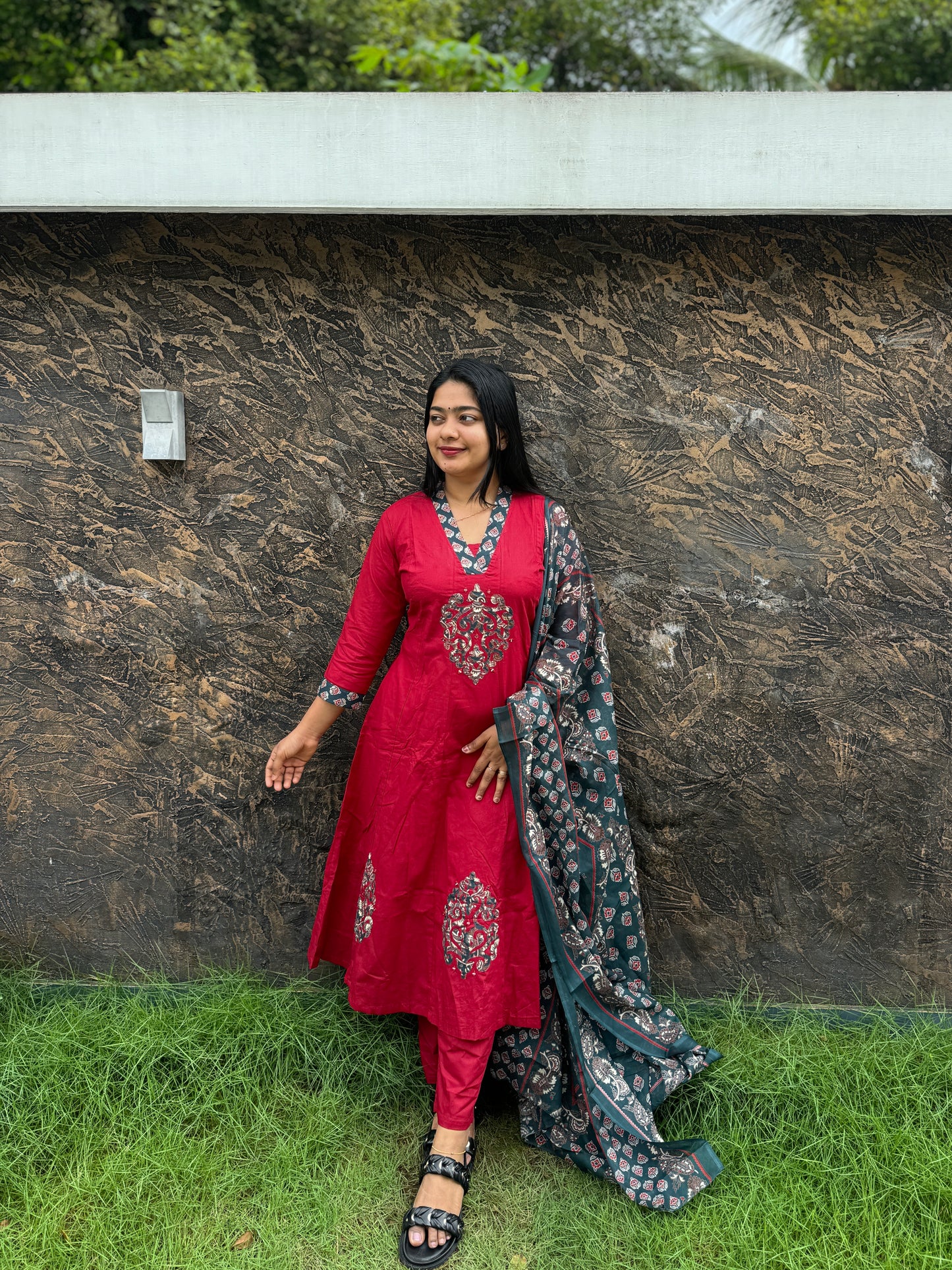 Premium Cotton Salwar Set - A1483