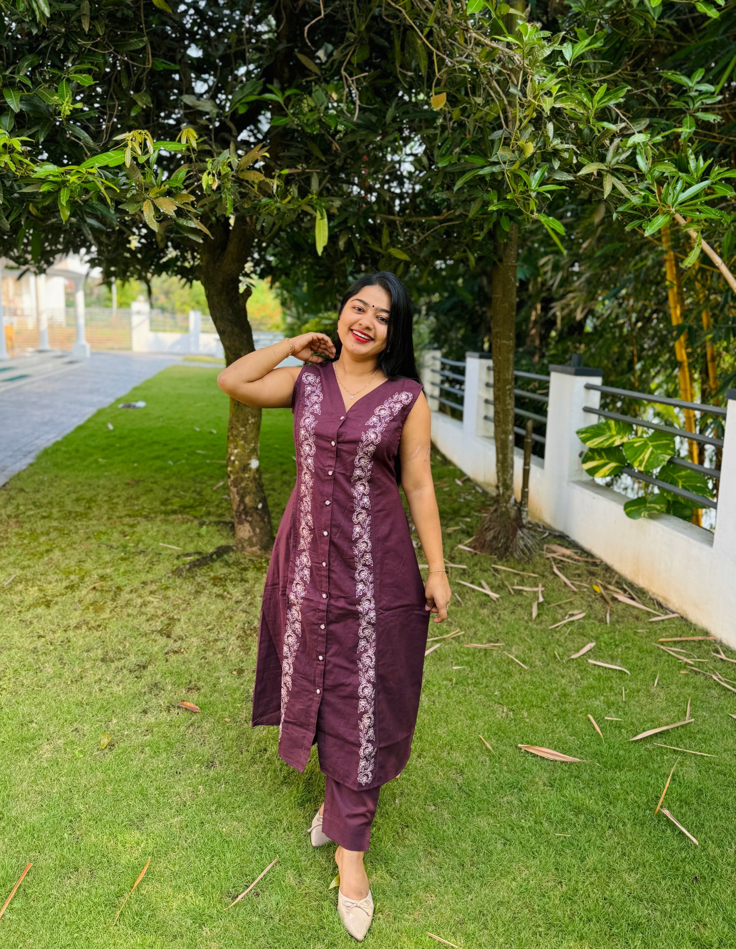 Daily Wear Khadi Cotton Cord Set A1629